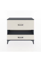 Arges Şifonyer Tek Raflı 2 Çekmeceli 88x30x80 Antrasit-Aytaşı