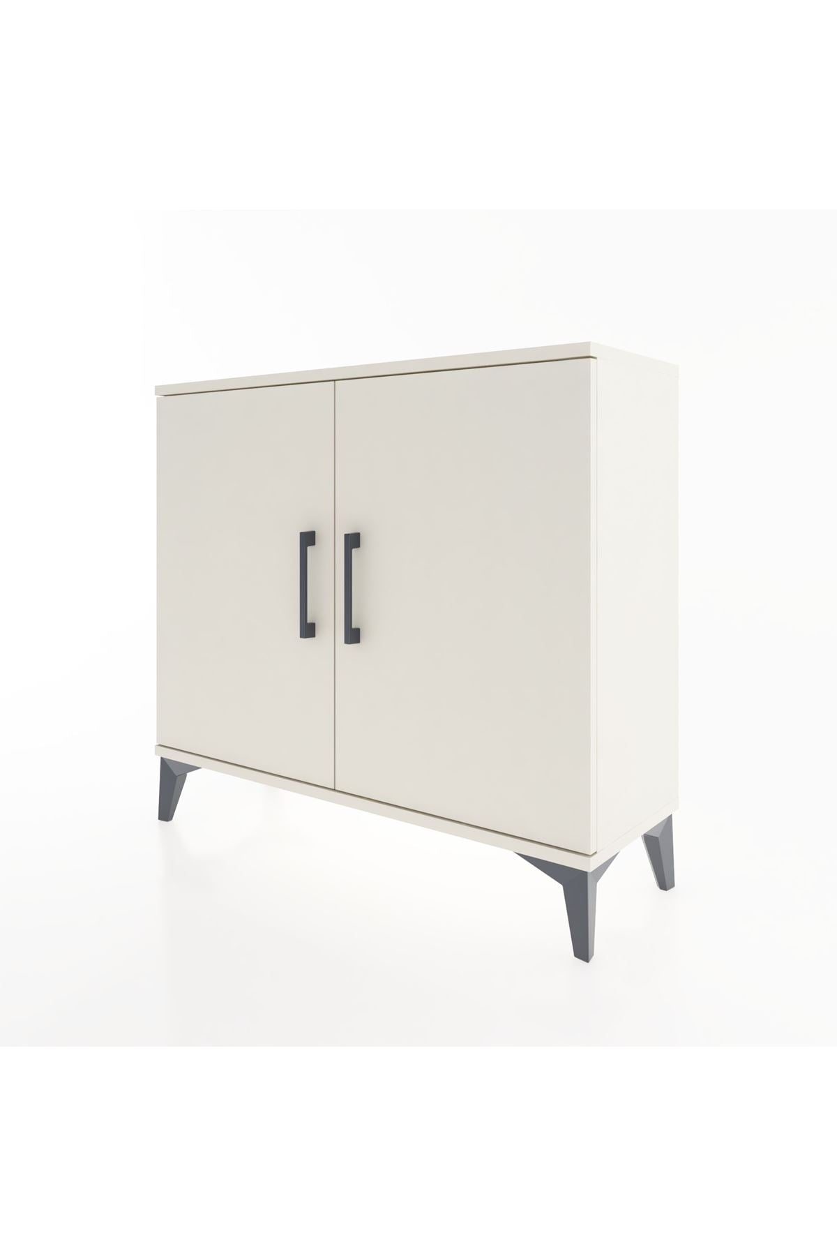 Arges Şifonyer 2 Raflı 2 Kapaklı 88x30x80 Aytaşı-Aytaşı