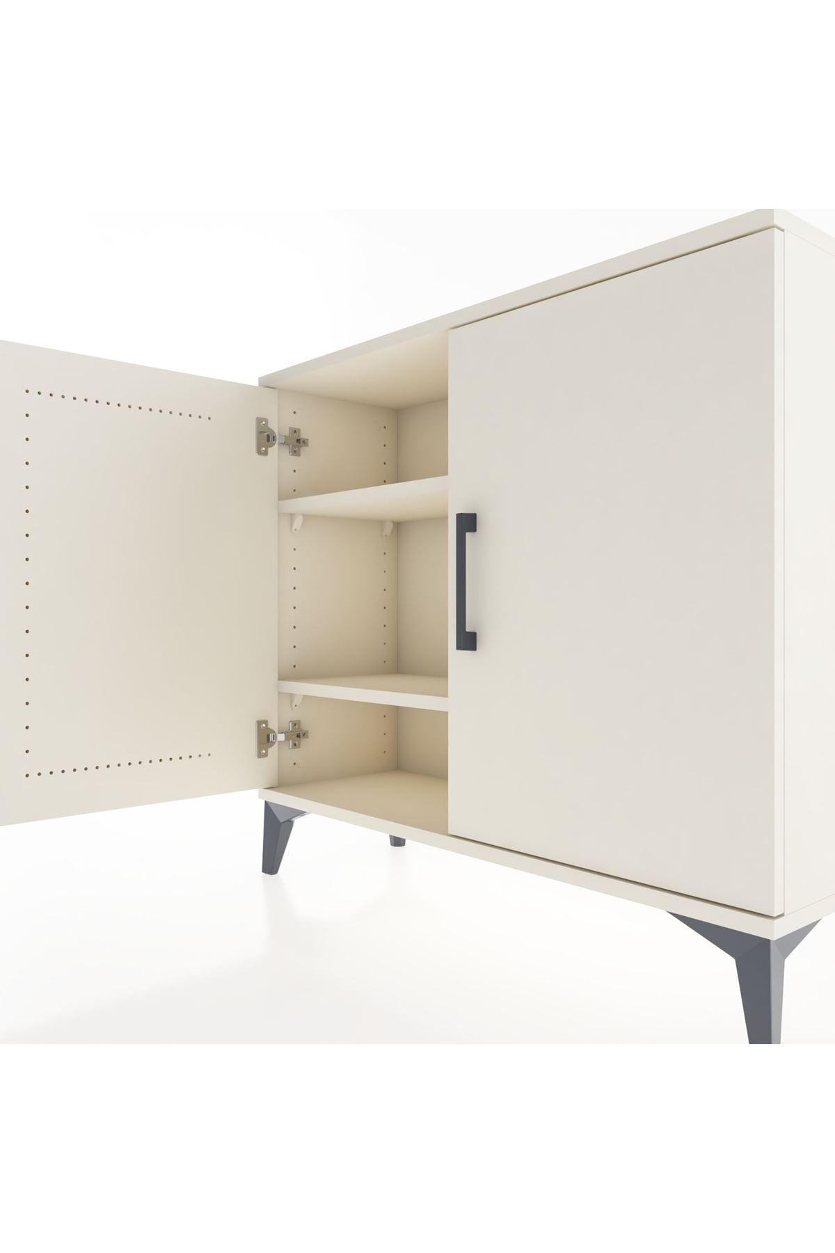 Arges Şifonyer 2 Raflı 2 Kapaklı 88x30x80 Aytaşı-Aytaşı