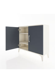 Arges Şifonyer 2 Raflı 2 Kapaklı 88x30x80 Aytaşı-Antrasit