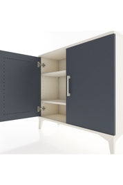 Arges Şifonyer 2 Raflı 2 Kapaklı 88x30x80 Aytaşı-Antrasit