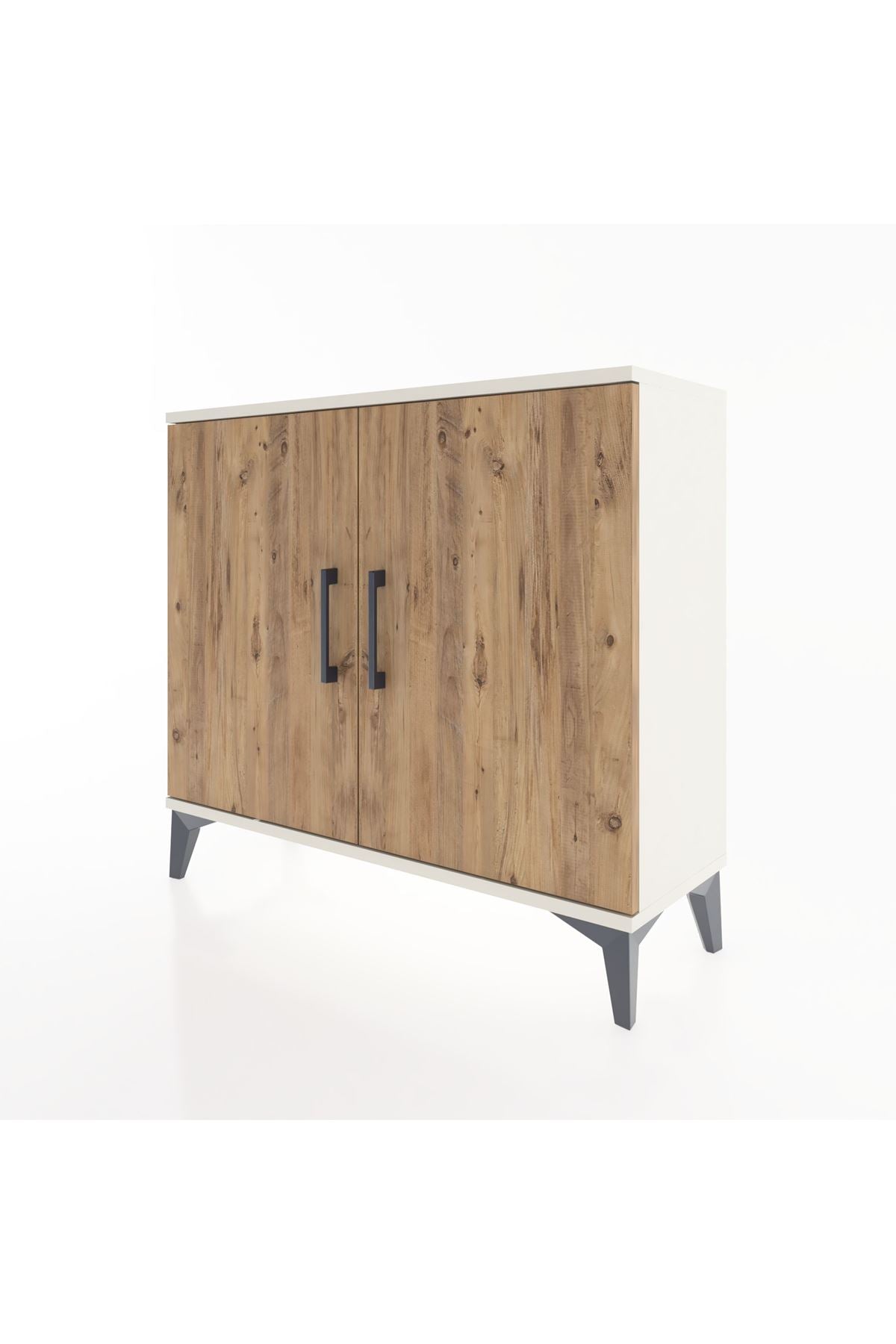 Arges Şifonyer 2 Raflı 2 Kapaklı 88x30x80 Aytaşı-Çam