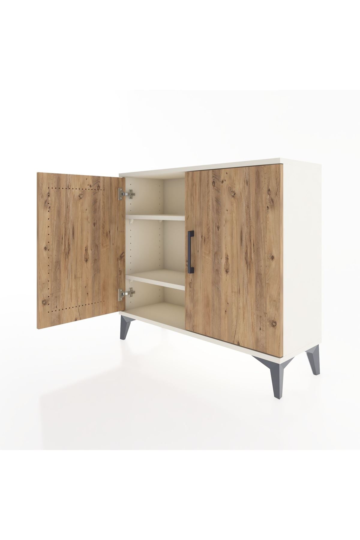 Arges Şifonyer 2 Raflı 2 Kapaklı 88x30x80 Aytaşı-Çam