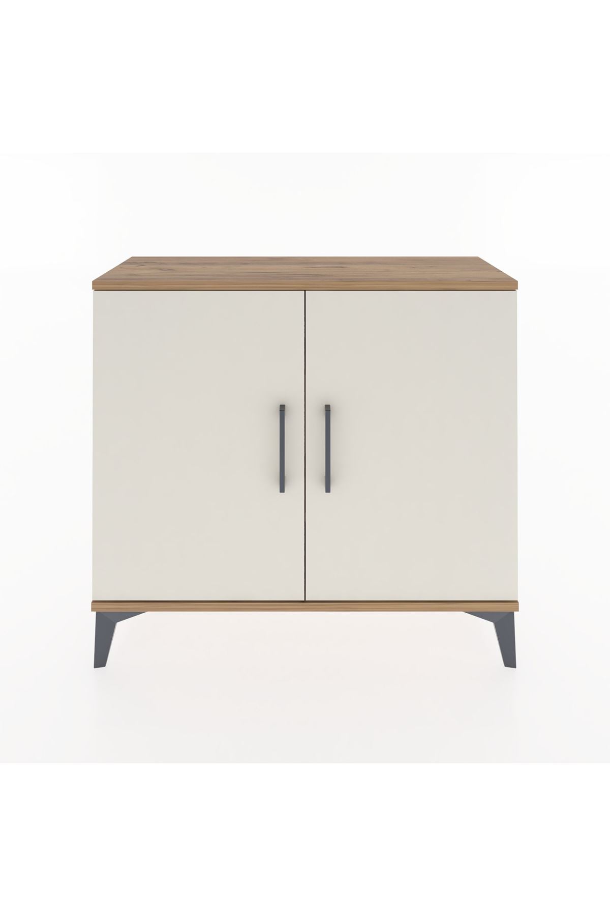 Arges Şifonyer 2 Raflı 2 Kapaklı 88x30x80 Çam-Aytaşı