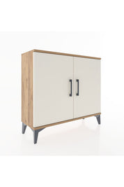 Arges Şifonyer 2 Raflı 2 Kapaklı 88x30x80 Çam-Aytaşı
