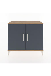 Arges Şifonyer 2 Raflı 2 Kapaklı 88x30x80 Çam-Antrasit