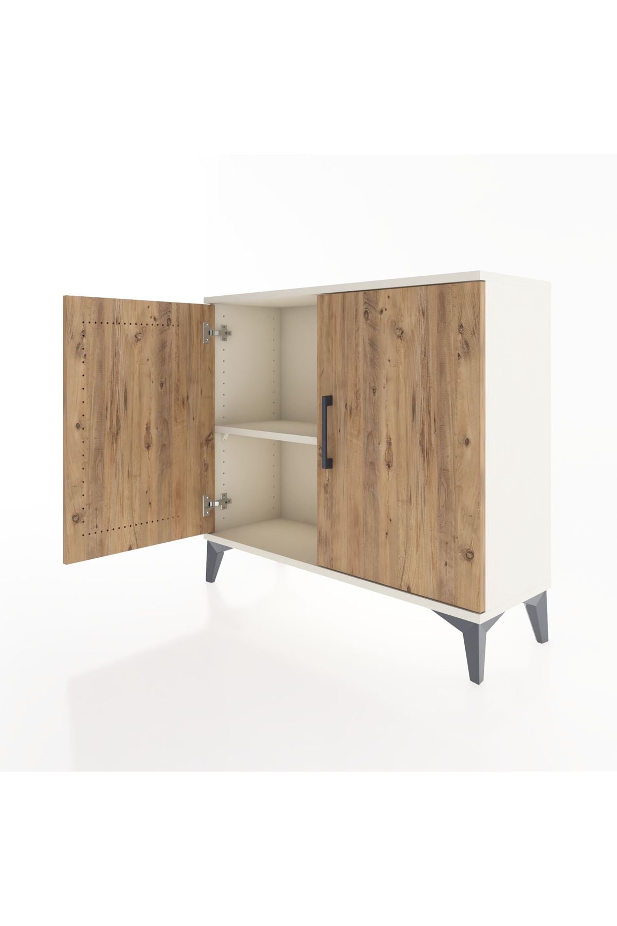 Arges Şifonyer Tek Raflı 2 Kapaklı 88x30x80 Aytaşı-Çam