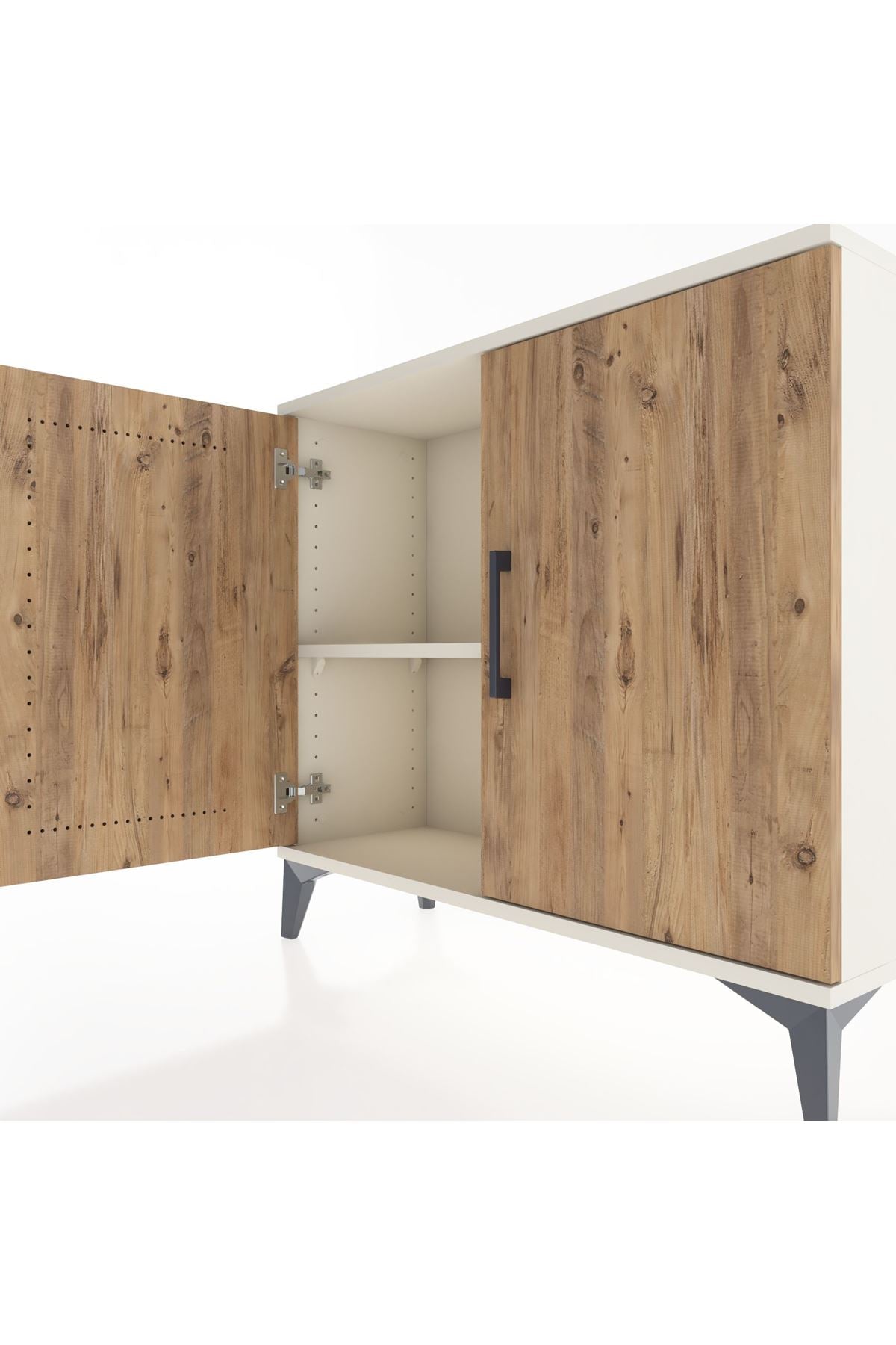 Arges Şifonyer Tek Raflı 2 Kapaklı 88x30x80 Aytaşı-Çam