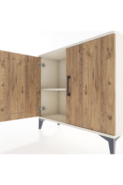 Arges Şifonyer Tek Raflı 2 Kapaklı 88x30x80 Aytaşı-Çam