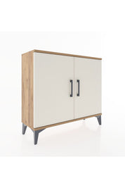 Arges Şifonyer Tek Raflı 2 Kapaklı 88x30x80 Çam-Aytaşı