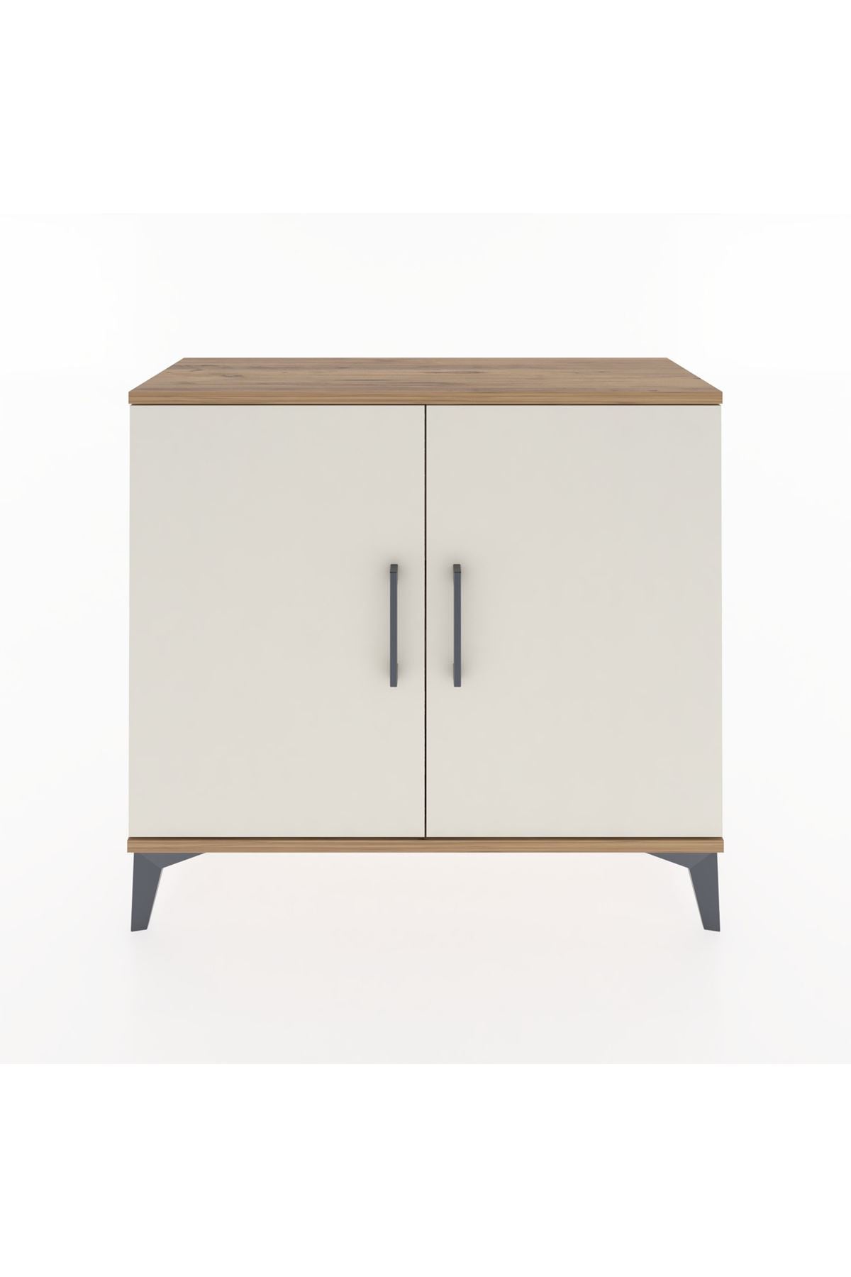 Arges Şifonyer Tek Raflı 2 Kapaklı 88x30x80 Çam-Aytaşı