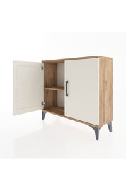 Arges Şifonyer Tek Raflı 2 Kapaklı 88x30x80 Çam-Aytaşı
