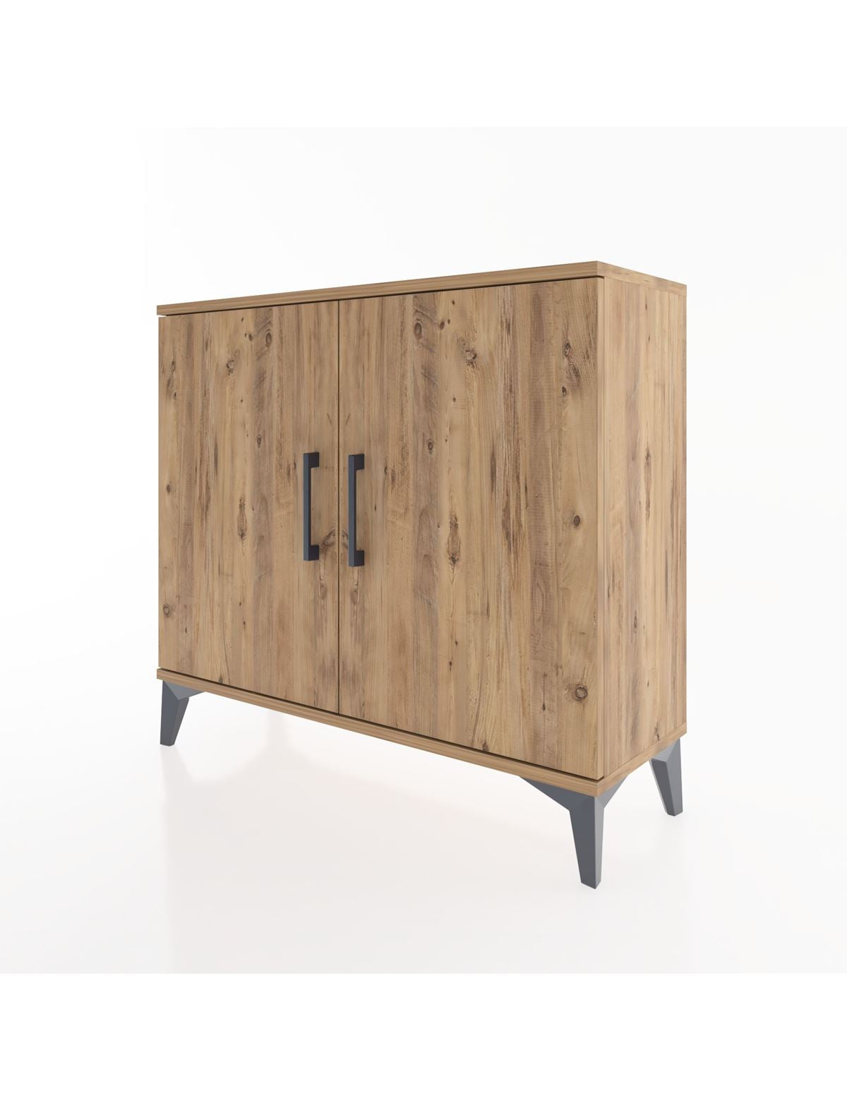 Arges Şifonyer Tek Raflı 2 Kapaklı 88x30x80 - S03M021V9A