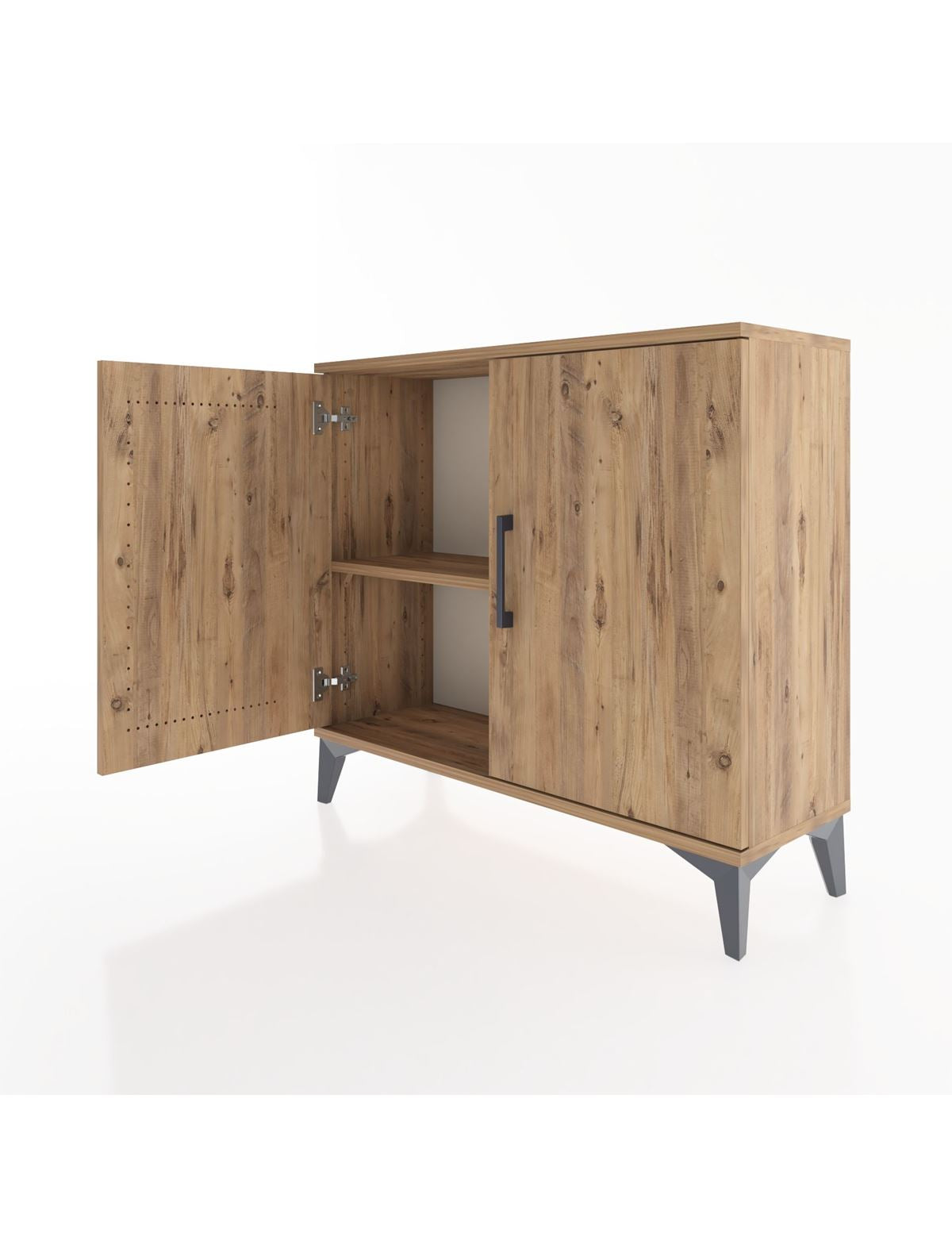 Arges Şifonyer Tek Raflı 2 Kapaklı 88x30x80 - S03M021V9A