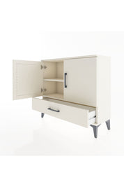 Arges Şifonyer 2 Raflı Tek Çekmeceli 2 Kapaklı 88x30x80 Aytaşı-Aytaşı