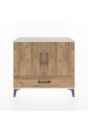 Arges Şifonyer 2 Raflı Tek Çekmeceli 2 Kapaklı 88x30x80 Aytaşı-Çam