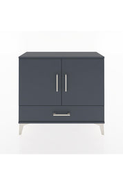 Arges Şifonyer 2 Raflı Tek Çekmeceli 2 Kapaklı 88x30x80 Antrasit-Antrasit