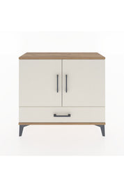 Arges Şifonyer 2 Raflı Tek Çekmeceli 2 Kapaklı 88x30x80 Çam-Aytaşı