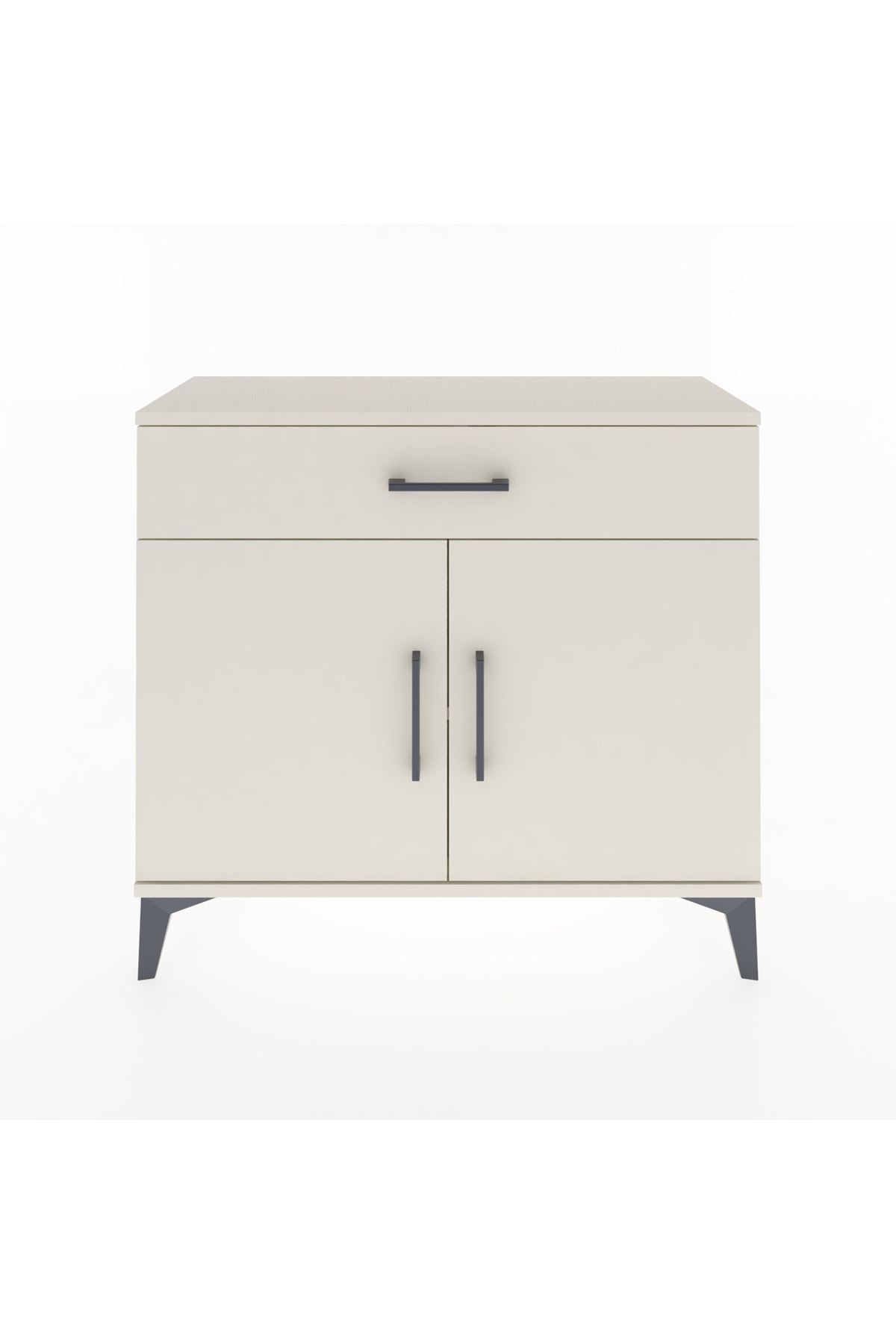 Arges Şifonyer Tek Raflı Tek Çekmeceli 2 Kapaklı 88x30x80 Aytaşı-Aytaşı