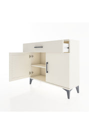 Arges Şifonyer Tek Raflı Tek Çekmeceli 2 Kapaklı 88x30x80 Aytaşı-Aytaşı