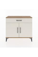 Arges Şifonyer Tek Raflı Tek Çekmeceli 2 Kapaklı 88x30x80