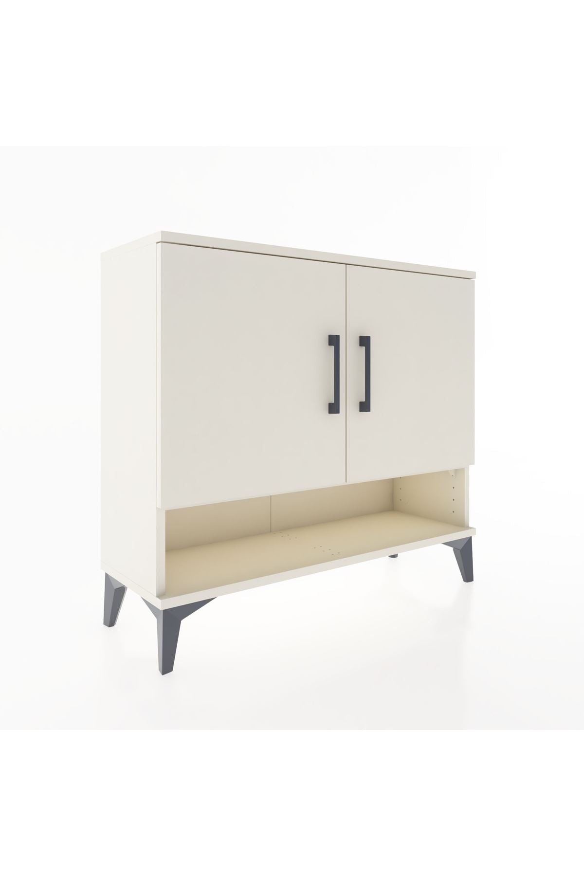 Arges Şifonyer 2 Raflı 2 Kapaklı 88x30x80 Aytaşı-Aytaşı