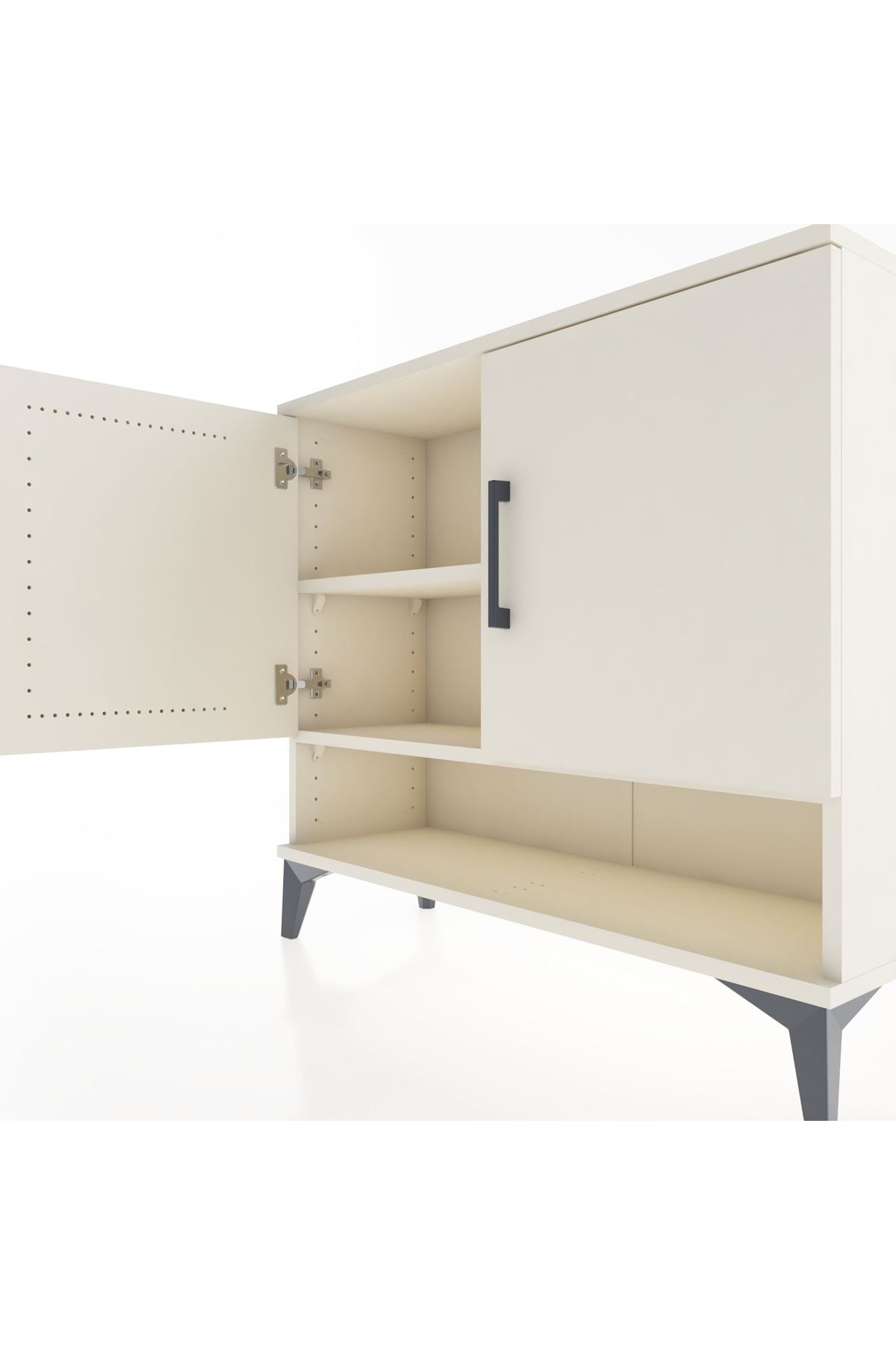 Arges Şifonyer 2 Raflı 2 Kapaklı 88x30x80 Aytaşı-Aytaşı