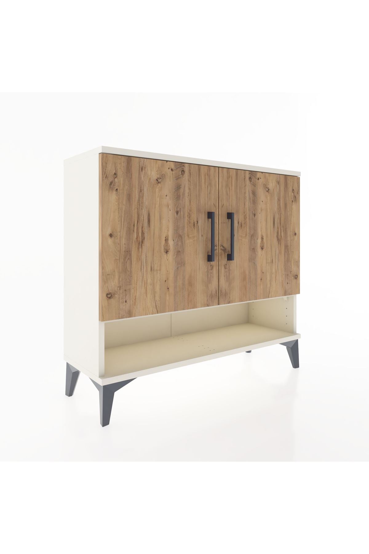 Arges Şifonyer 2 Raflı 2 Kapaklı 88x30x80 Aytaşı-Çam