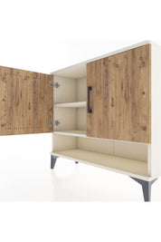 Arges Şifonyer 2 Raflı 2 Kapaklı 88x30x80 Aytaşı-Çam