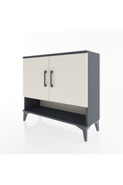 Arges Şifonyer 2 Raflı 2 Kapaklı 88x30x80 Antrasit-Aytaşı