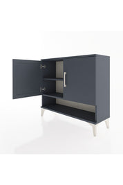 Arges Şifonyer 2 Raflı 2 Kapaklı 88x30x80 Antrasit-Antrasit