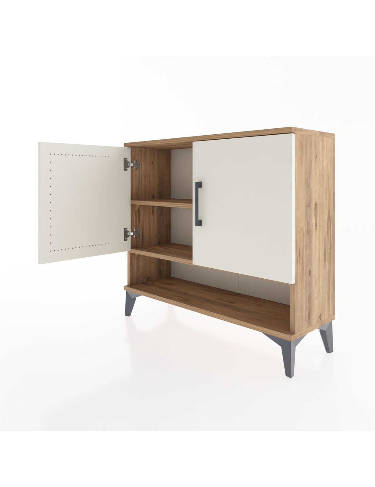 Arges Şifonyer 2 Raflı 2 Kapaklı 88x30x80 - S03M024V7A