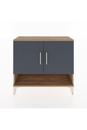 Arges Şifonyer 2 Raflı 2 Kapaklı 88x30x80 Çam-Antrasit