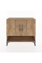 Arges Şifonyer 2 Raflı 2 Kapaklı 88x30x80 Çam-Çam