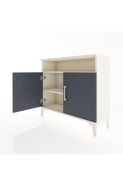 Arges Şifonyer 2 Raflı 2 Kapaklı 88x30x80 Aytaşı-Antrasit