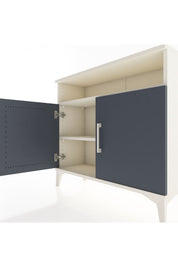 Arges Şifonyer 2 Raflı 2 Kapaklı 88x30x80 Aytaşı-Antrasit