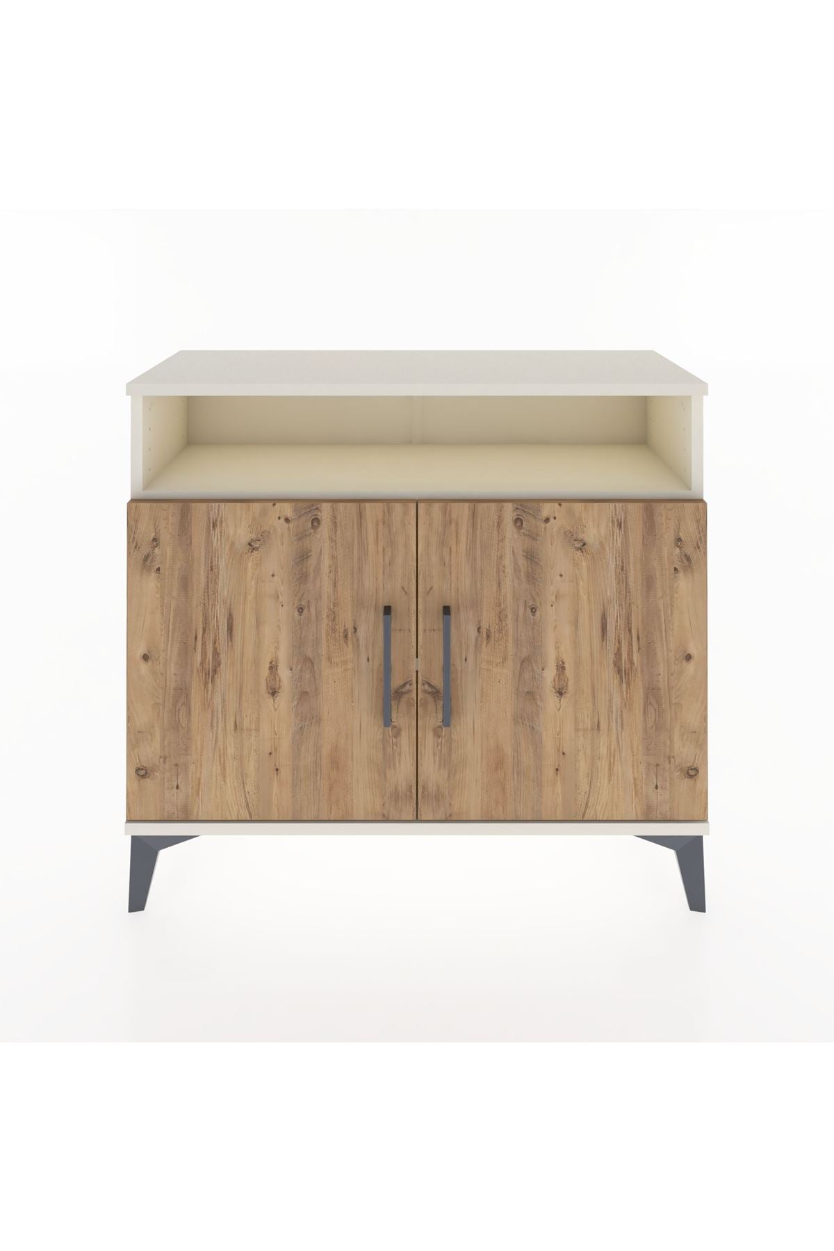 Arges Şifonyer 2 Raflı 2 Kapaklı 88x30x80 Aytaşı-Çam