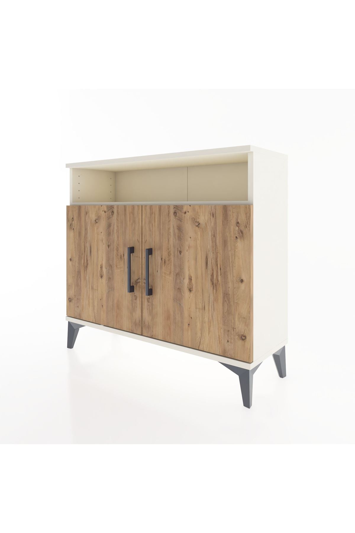 Arges Şifonyer 2 Raflı 2 Kapaklı 88x30x80 Aytaşı-Çam