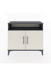 Arges Şifonyer 2 Raflı 2 Kapaklı 88x30x80 Antrasit-Aytaşı