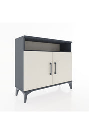 Arges Şifonyer 2 Raflı 2 Kapaklı 88x30x80 Antrasit-Aytaşı