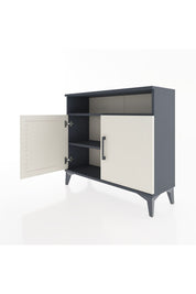 Arges Şifonyer 2 Raflı 2 Kapaklı 88x30x80 Antrasit-Aytaşı