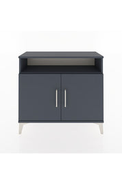 Arges Şifonyer 2 Raflı 2 Kapaklı 88x30x80 Antrasit-Antrasit