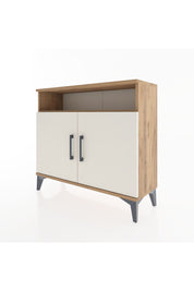 Arges Şifonyer 2 Raflı 2 Kapaklı 88x30x80 Çam-Aytaşı