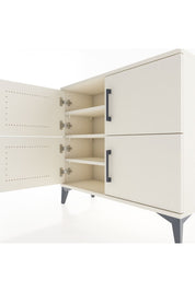 Arges Şifonyer 3 Raflı 4 Kapaklı 88x30x80 Aytaşı-Aytaşı