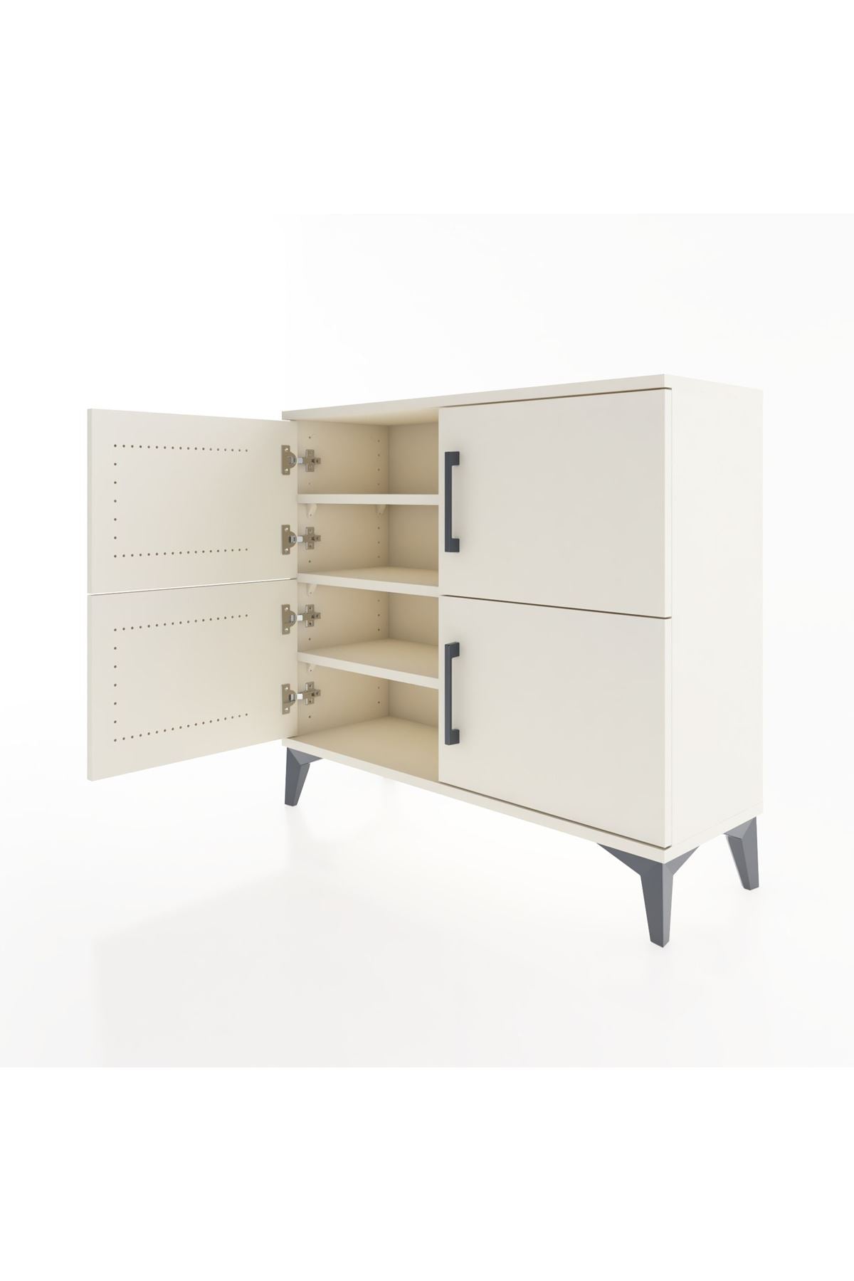 Arges Şifonyer 3 Raflı 4 Kapaklı 88x30x80 Aytaşı-Aytaşı