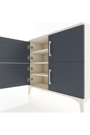 Arges Şifonyer 3 Raflı 4 Kapaklı 88x30x80 Aytaşı-Antrasit