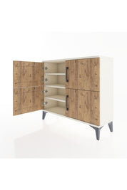 Arges Şifonyer 3 Raflı 4 Kapaklı 88x30x80 Aytaşı-Çam