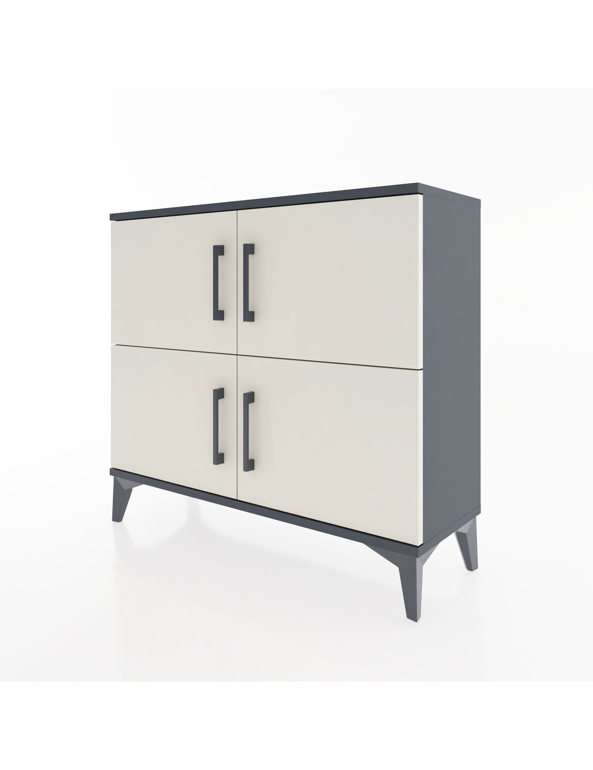 Arges Şifonyer 3 Raflı 4 Kapaklı 88x30x80 - S03M026V4A
