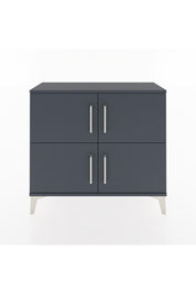 Arges Şifonyer 3 Raflı 4 Kapaklı 88x30x80 Antrasit-Antrasit