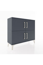 Arges Şifonyer 3 Raflı 4 Kapaklı 88x30x80 Antrasit-Antrasit